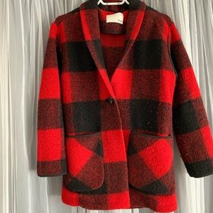 Aritzia Off Duty Jacket (Unlined): XS, Red/Black